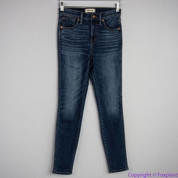 NEW‎ Madewell 10" High-Rise Skinny Jeans in Danny Wash, 26 - Picture 2 of 14